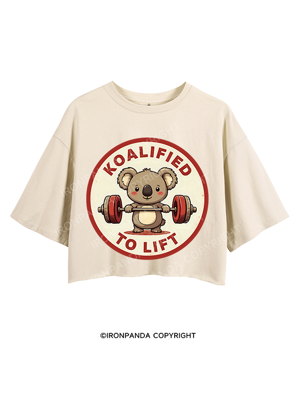KOALIFIED TO LIFT CROP TOPS