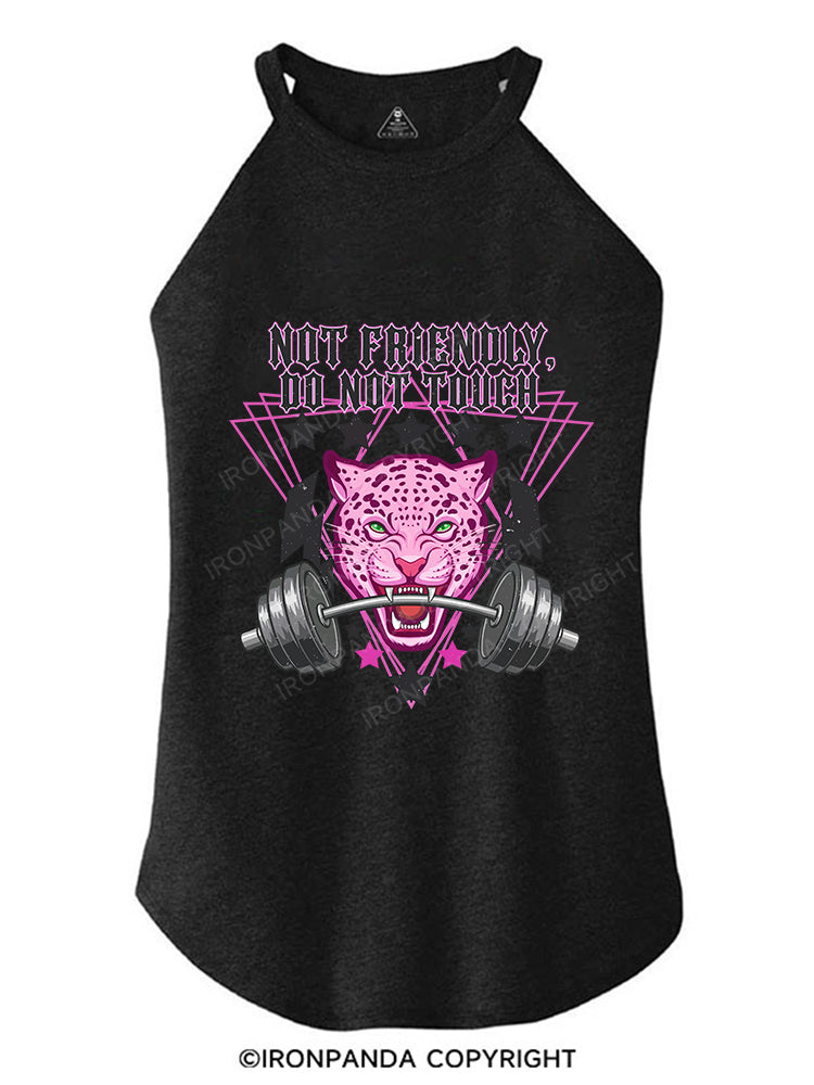 Not friendly, do not touch ROCKER COTTON TANK