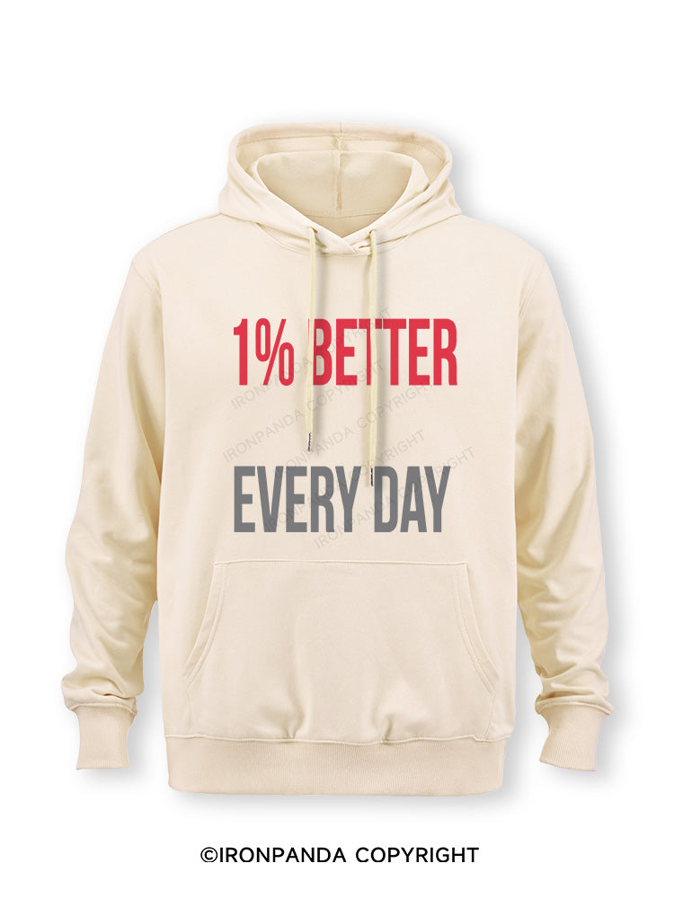 1% Better Every Day Classic Gym Hoodie