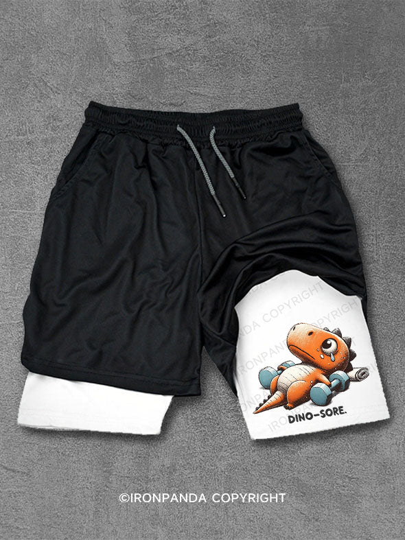 Dino-Sore After Workout Performance Training Shorts