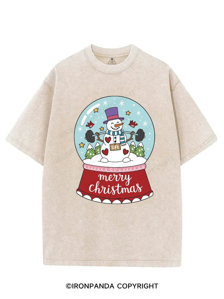 merry christmas VINTAGE GYM SHIRT