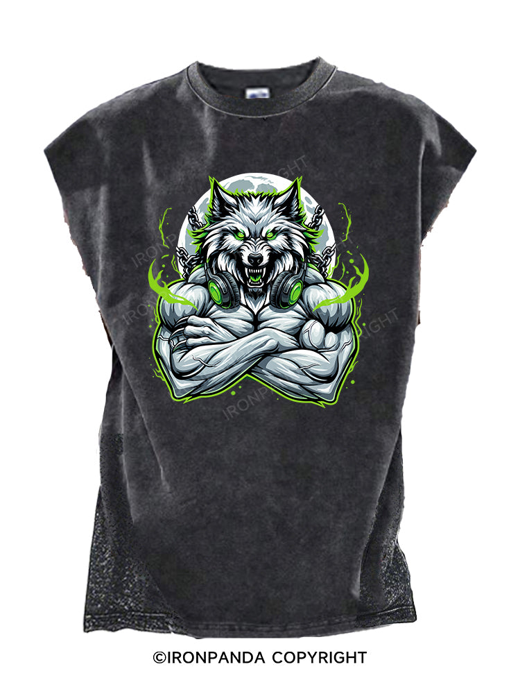 Muscle Wolf  Cut Off Tank
