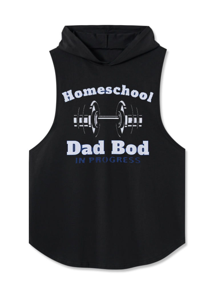 Homeschool Dad Bod Hooded Tank