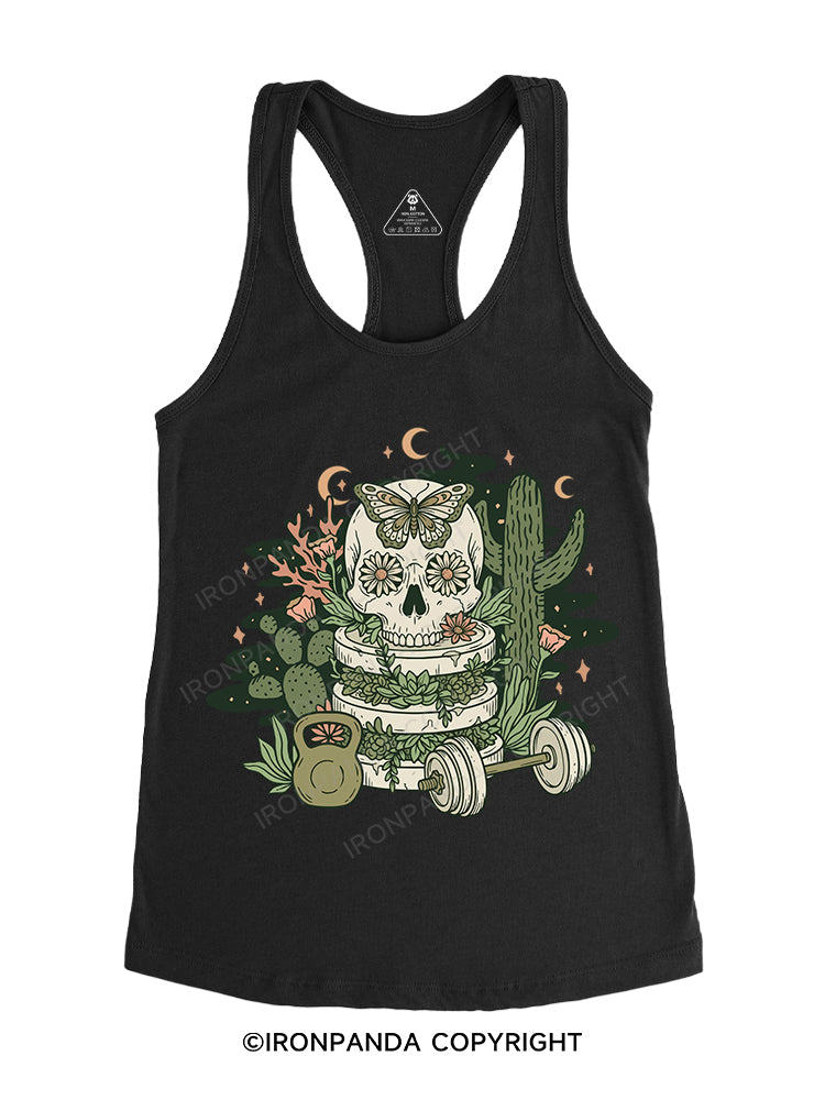 Strength Never Dies Gym Racerback Tank