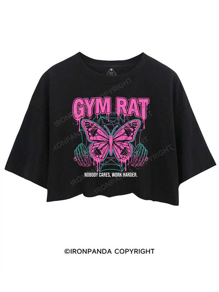 GYM RAT CROP TOPS