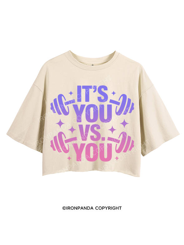 IT'S YOU VS YOU CROP TOPS