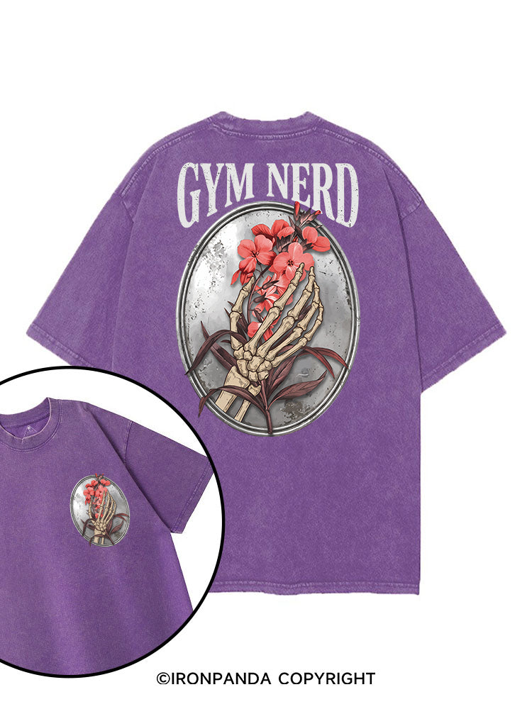 GYM NERD printed Gym Shirt