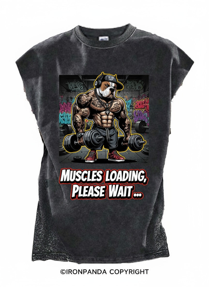 Muscles Loading Please Wait Cut Off Tank