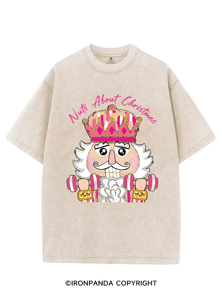 Nuts About Christmas VINTAGE GYM SHIRT