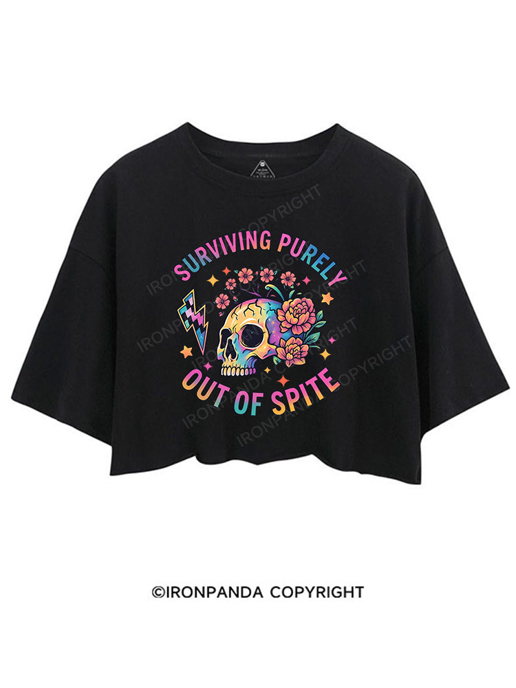 SURVIVING PURELY OUT OF SPITE CROP TOPS
