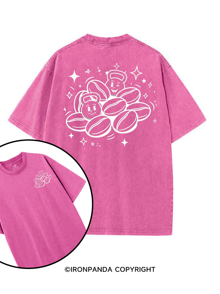 CAFFEINE KETTLEBELL GYM LOVER printed Gym Shirt