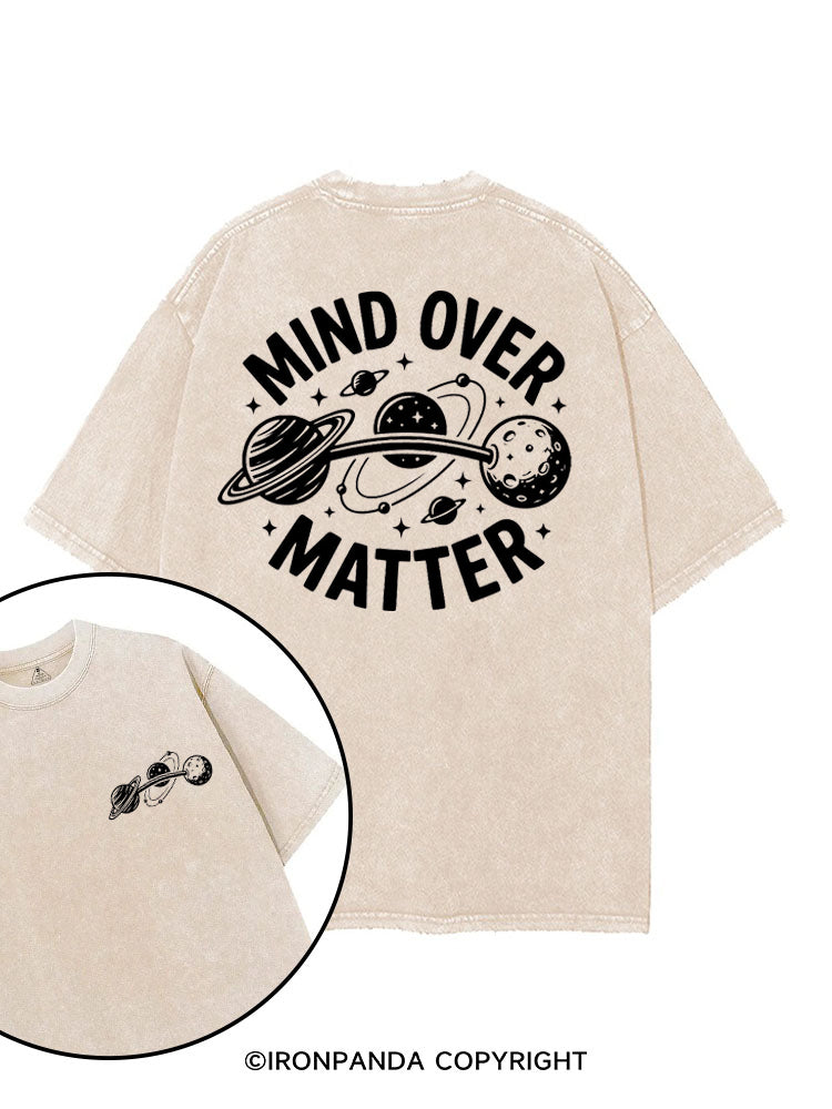 MIND OVER MATTER printed Gym Shirt