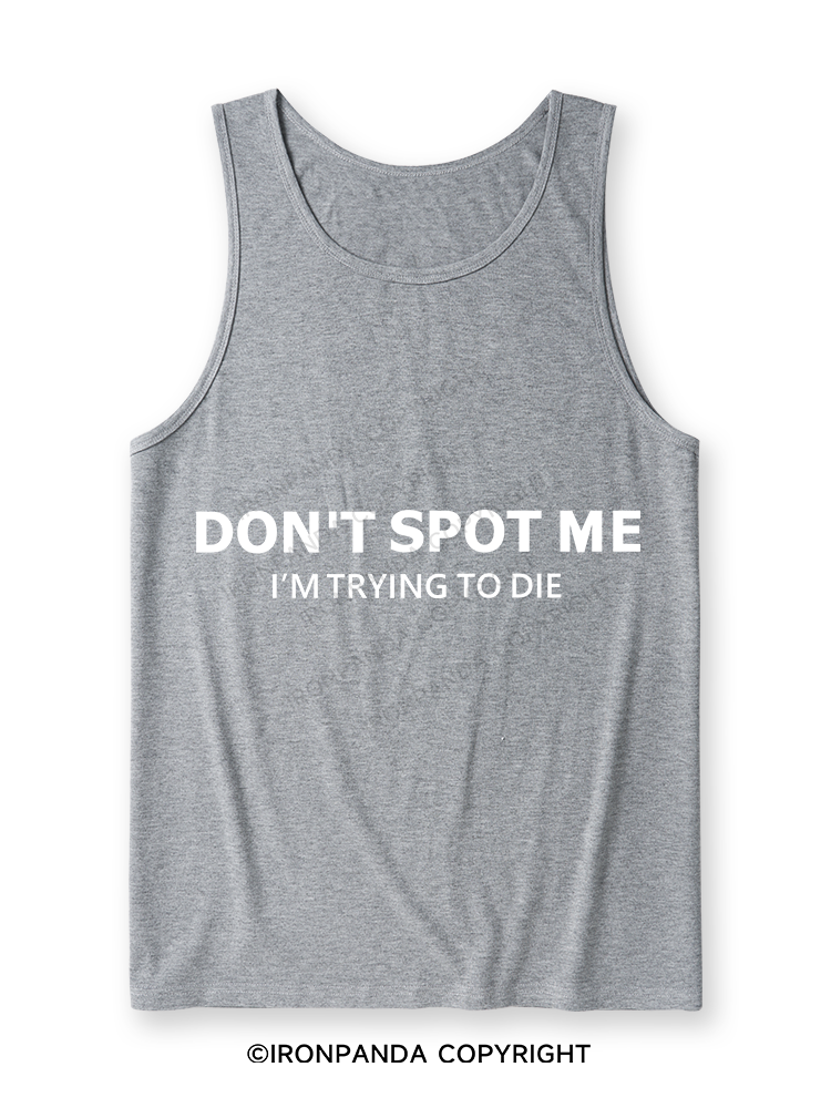 Don't spot me Ultra Soft Heather Tank