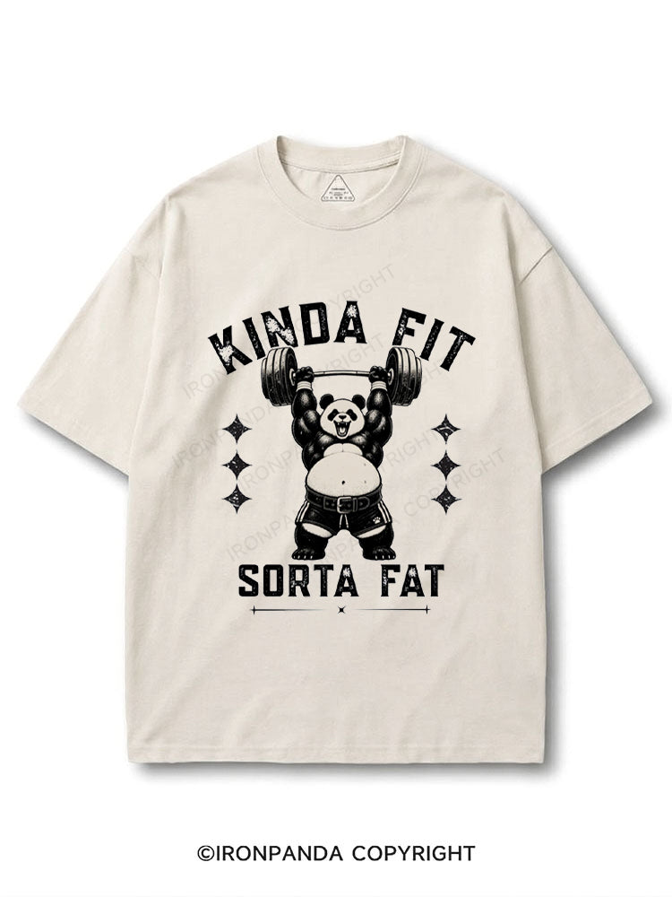 Kinda Fit Sorta Fat Panda Deadlift COTTON PUMP COVER