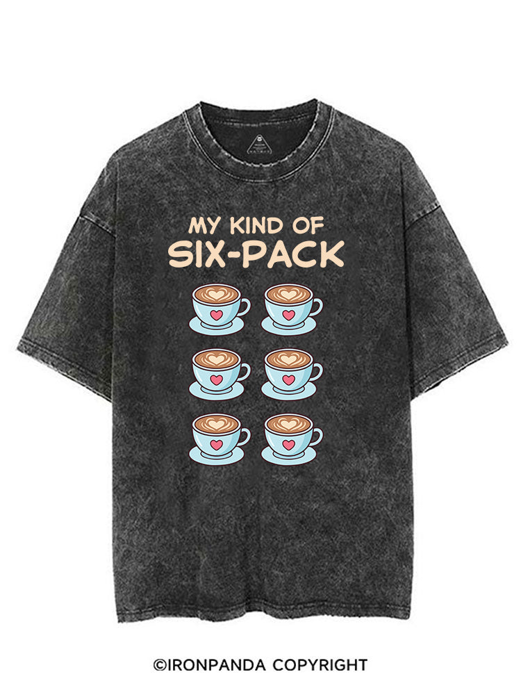 MY KIND OF SIX-PACK COFFEE LOVER VINTAGE GYM SHIRT
