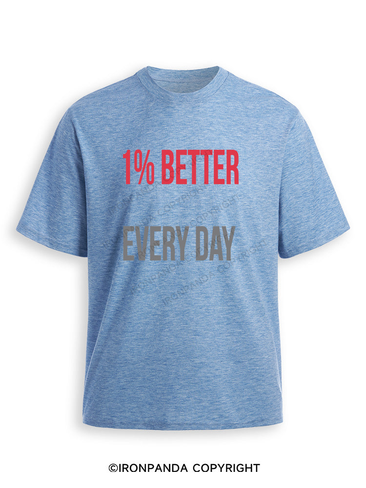 1% Better Every Day Ultra Soft Heather T-Shirt