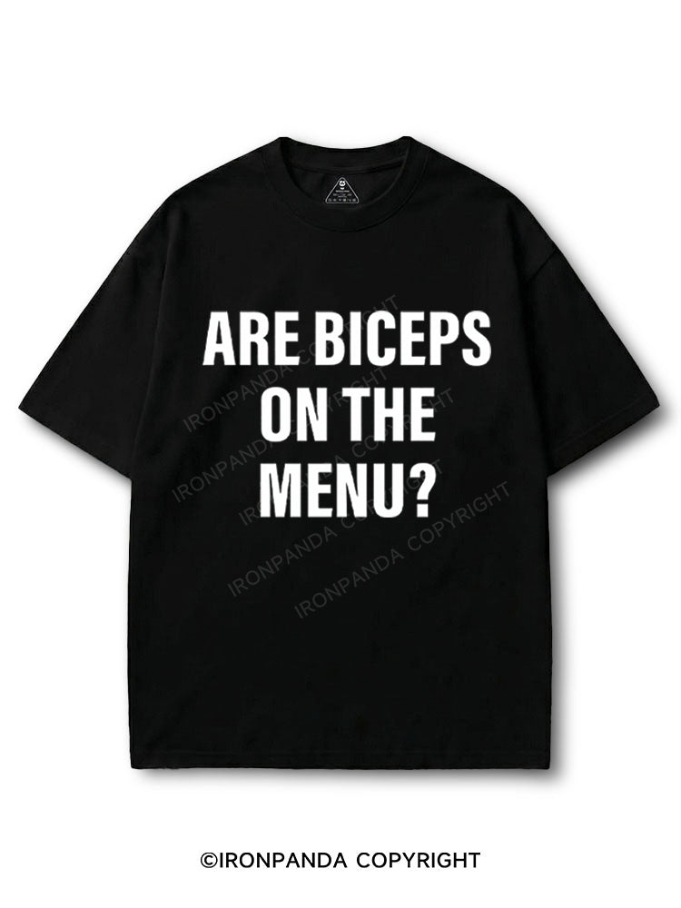 Are Biceps on the Menu? COTTON PUMP COVER