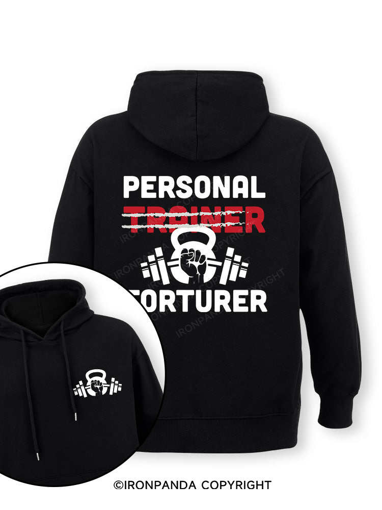Personal Trainer torturer Double-Sided Printed Classic Gym Hoodie