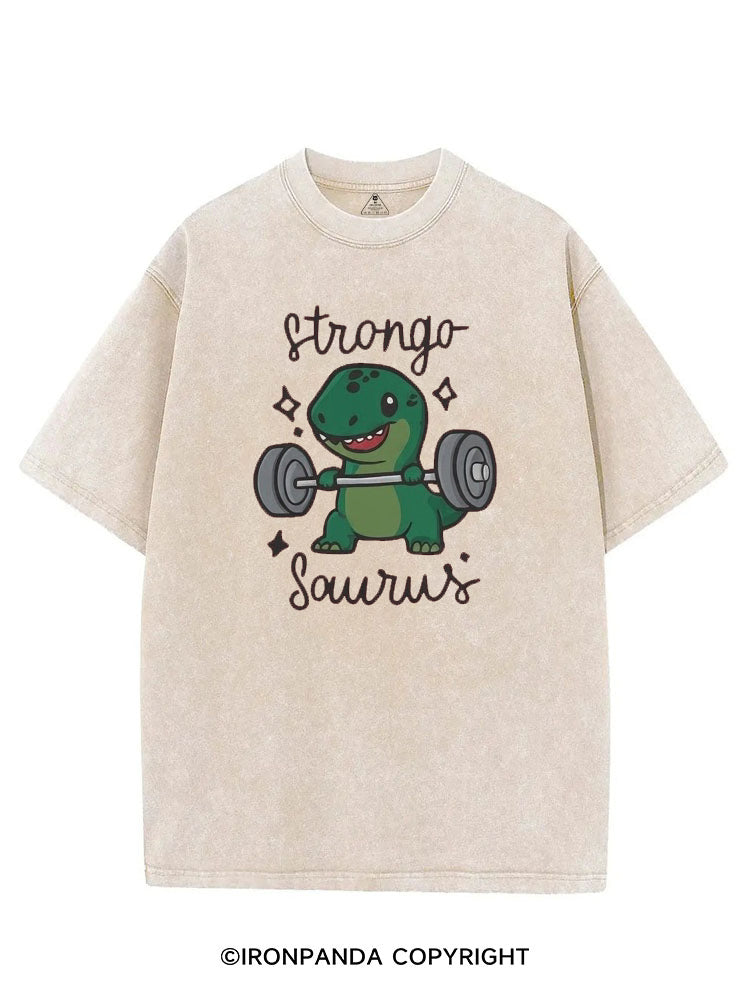 STRONGOSAURUS VINTAGE GYM SHIRT