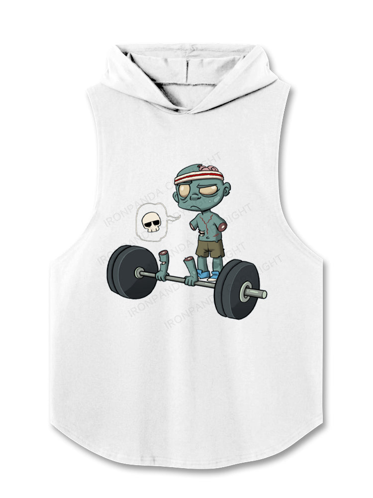 DEAD Lift Funny Zombie Hooded Tank