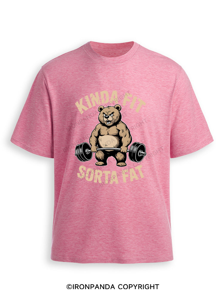 KINDA FIT SORTA FAT BEAR Ultra Soft Heather T-Shirt
