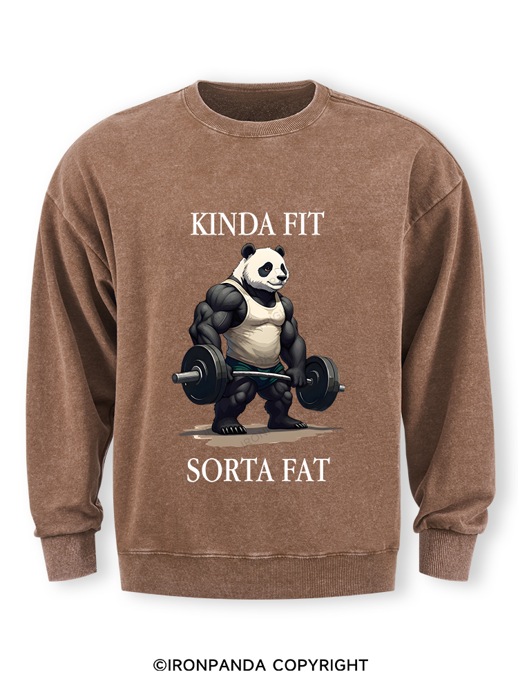 Kinda Fit Sorta Fat  Washed Sweatshirt