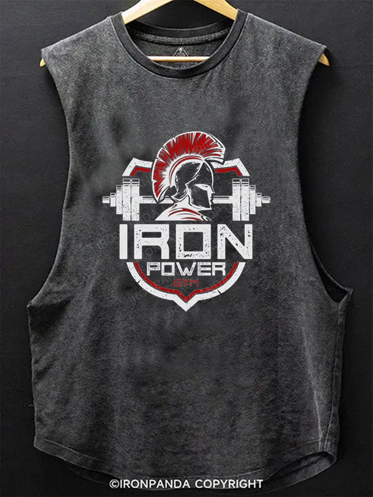 Iron Power Scoop Bottom Cotton Tank