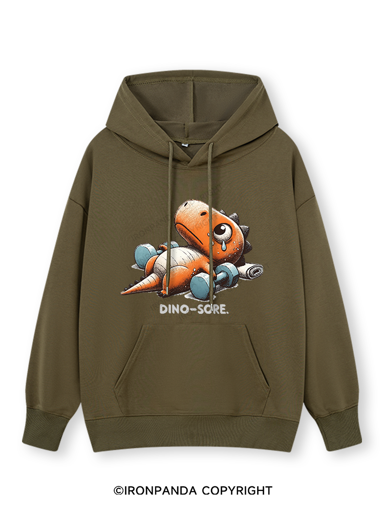DINO-SORE AFTER WORKOUT Classic Gym Hoodie