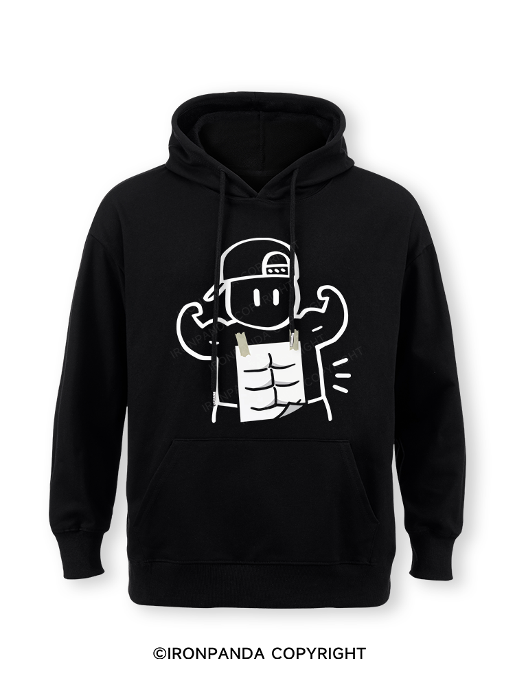 Look at my abs! Classic Gym Hoodie