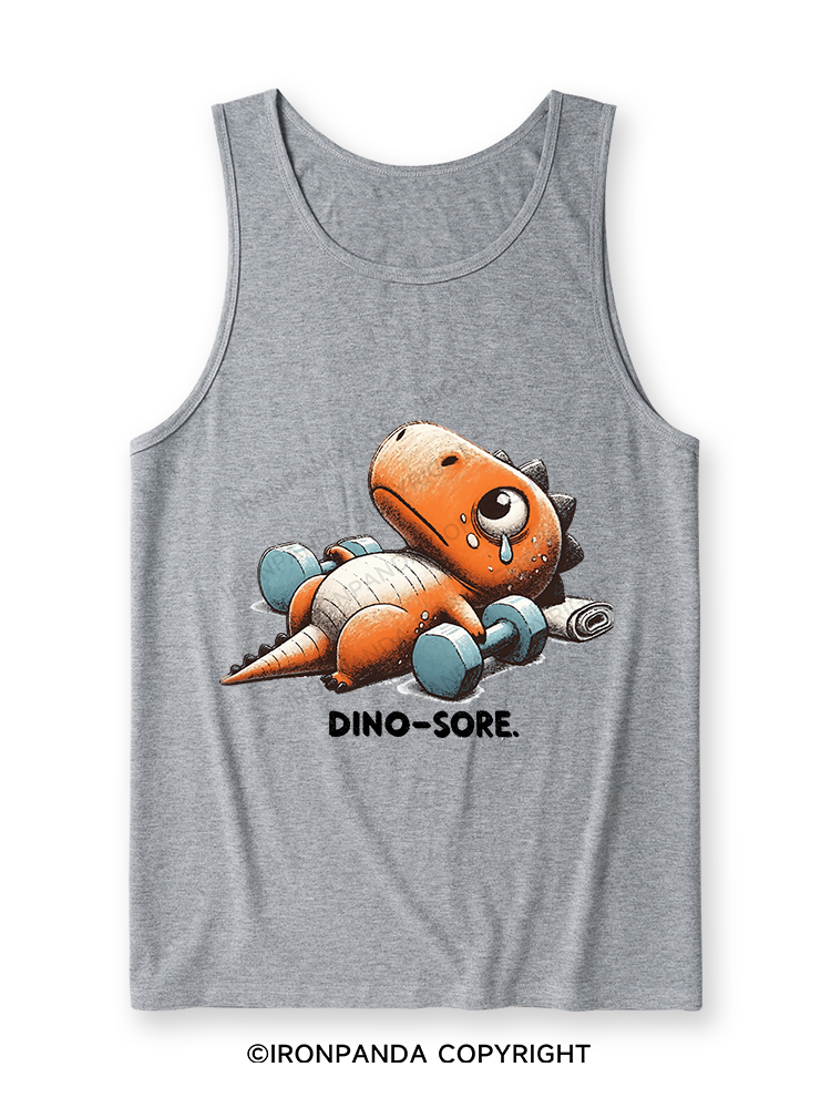 Dino-Sore After Workout Ultra Soft Heather Tank