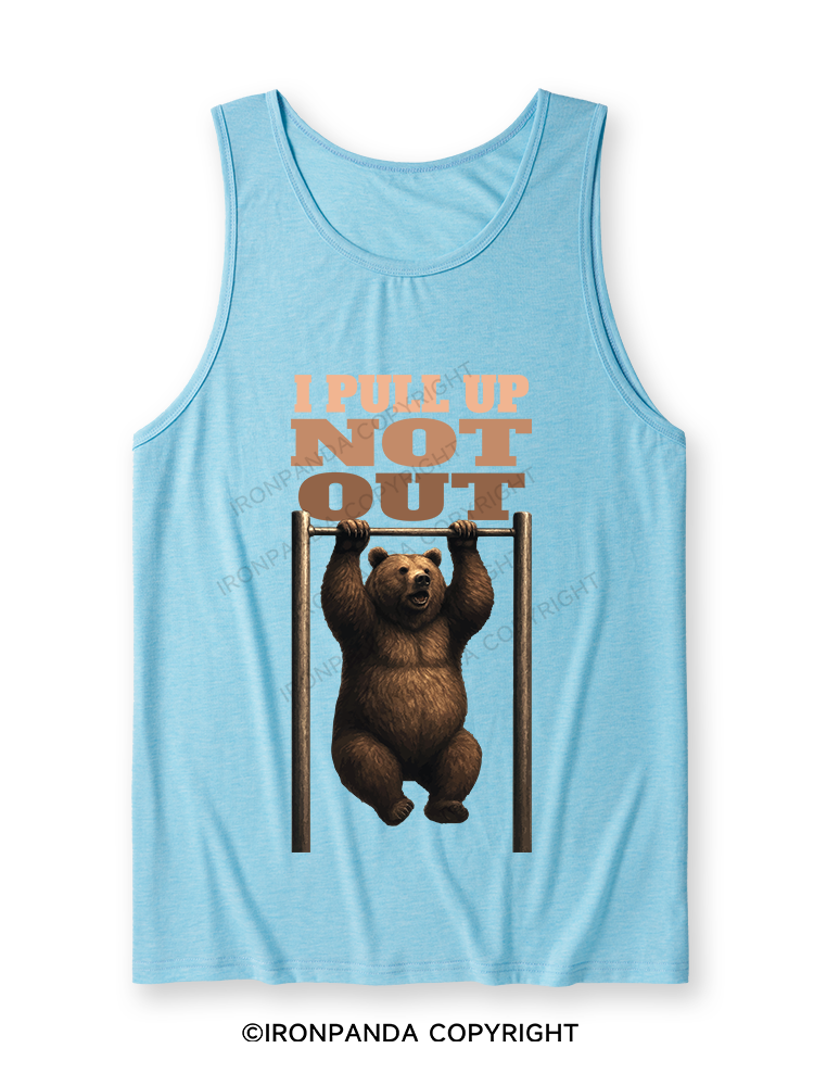 I PULL UP NOT OUT Ultra Soft Heather Tank