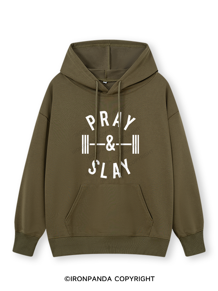 PRAY AND SLAY Classic Gym Hoodie