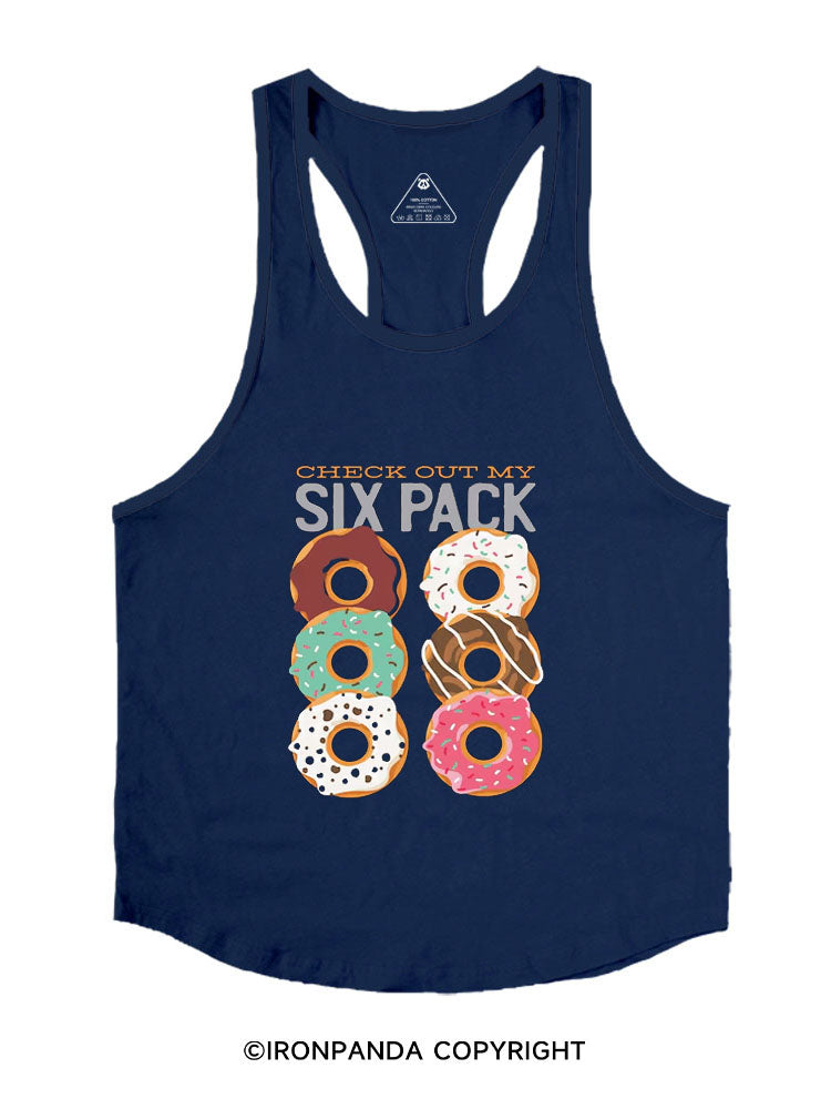 Donut Six Pack Stringer Gym Vest