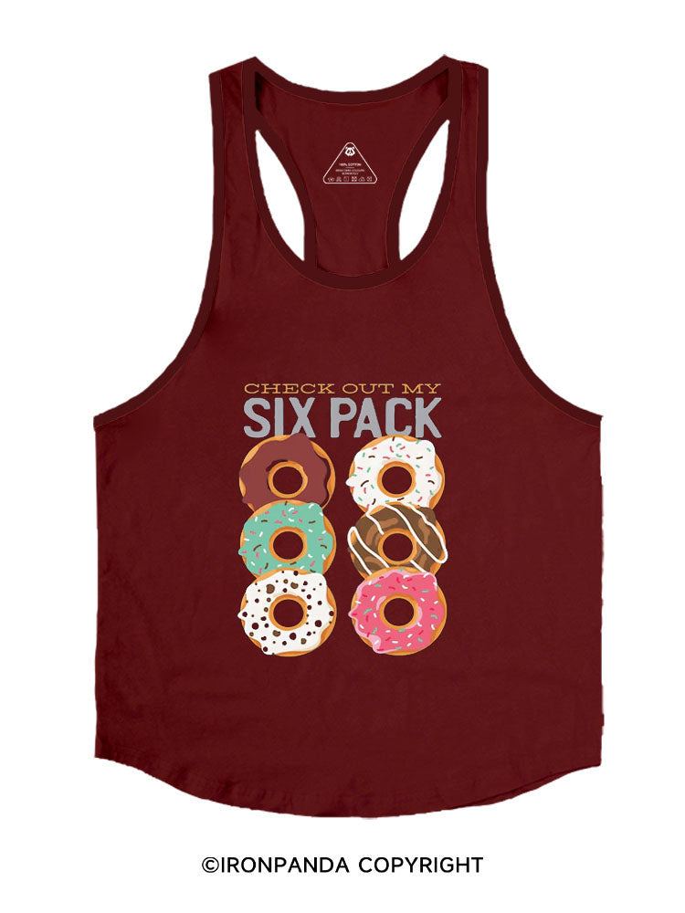 Donut Six Pack Stringer Gym Vest