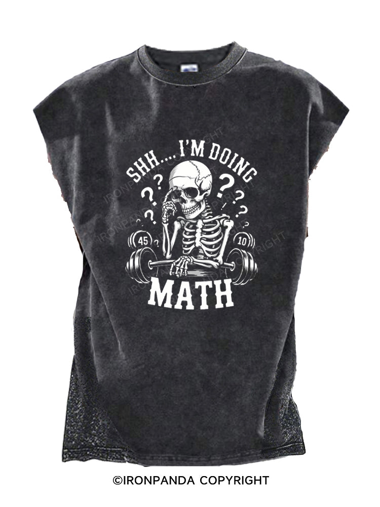 Math Funny Weightlifting Funny Cut Off Tank