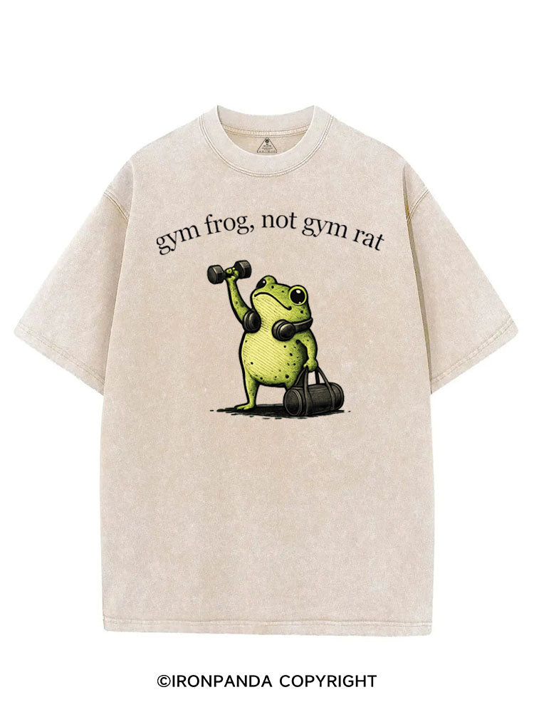 GYM FROG, NOT GYM RAT VINTAGE GYM SHIRT