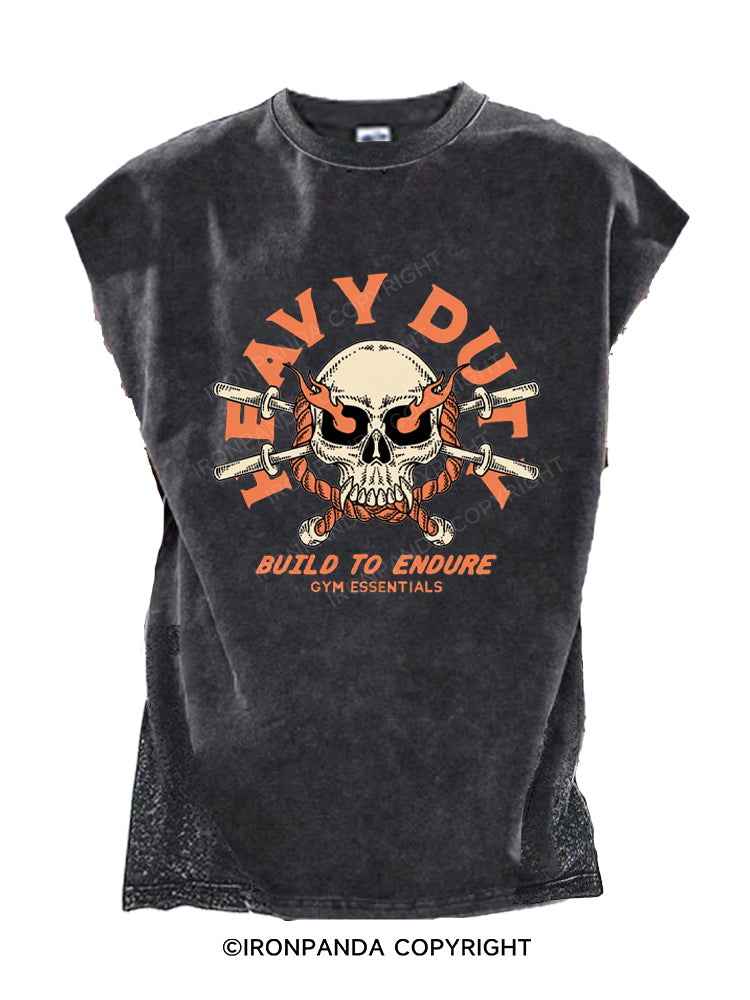HEAVY DUTY BUILD TO ENDURE GYM ESSENTIALS Cut Off Tank