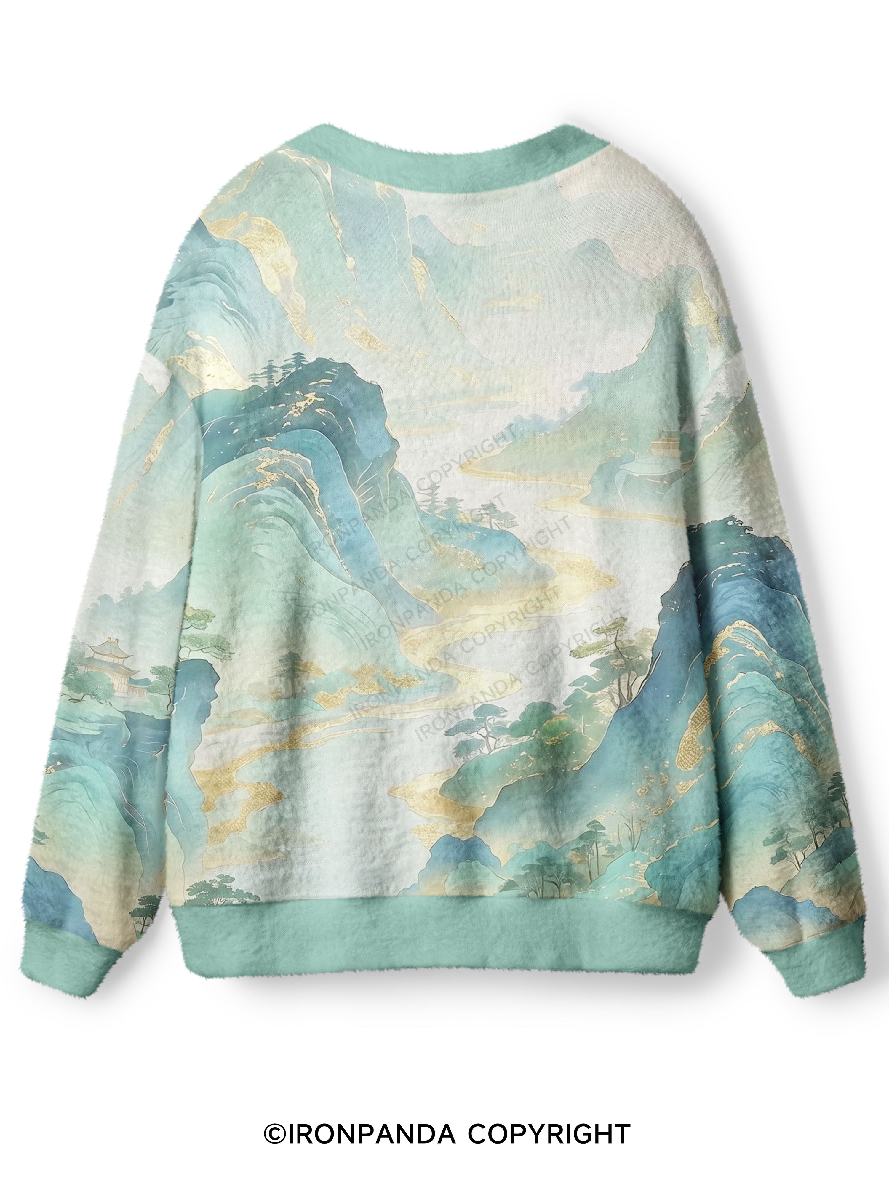 Cloud Ridge Bell Ugly Cardigan Sweater