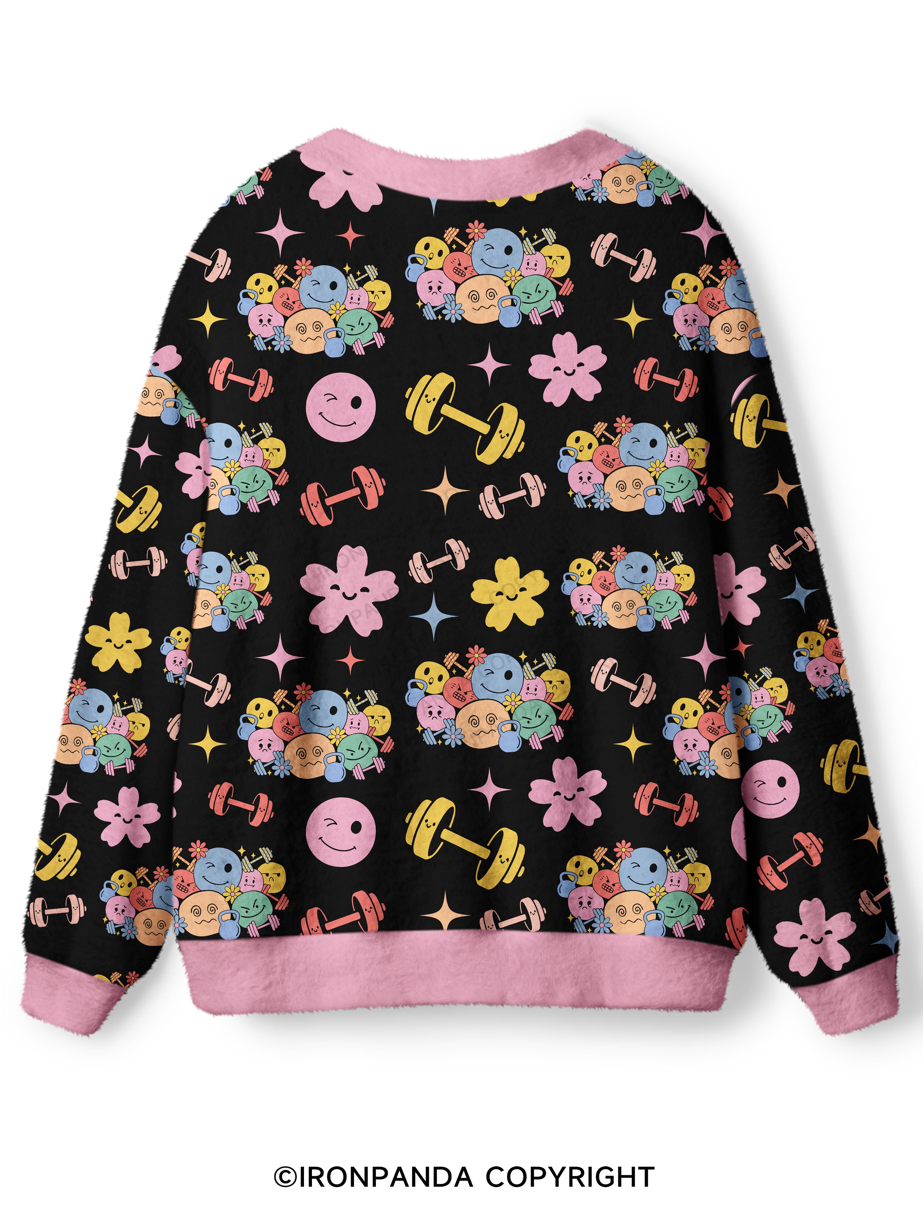 Groovy Mood Gym Ugly Cardigan Sweater
