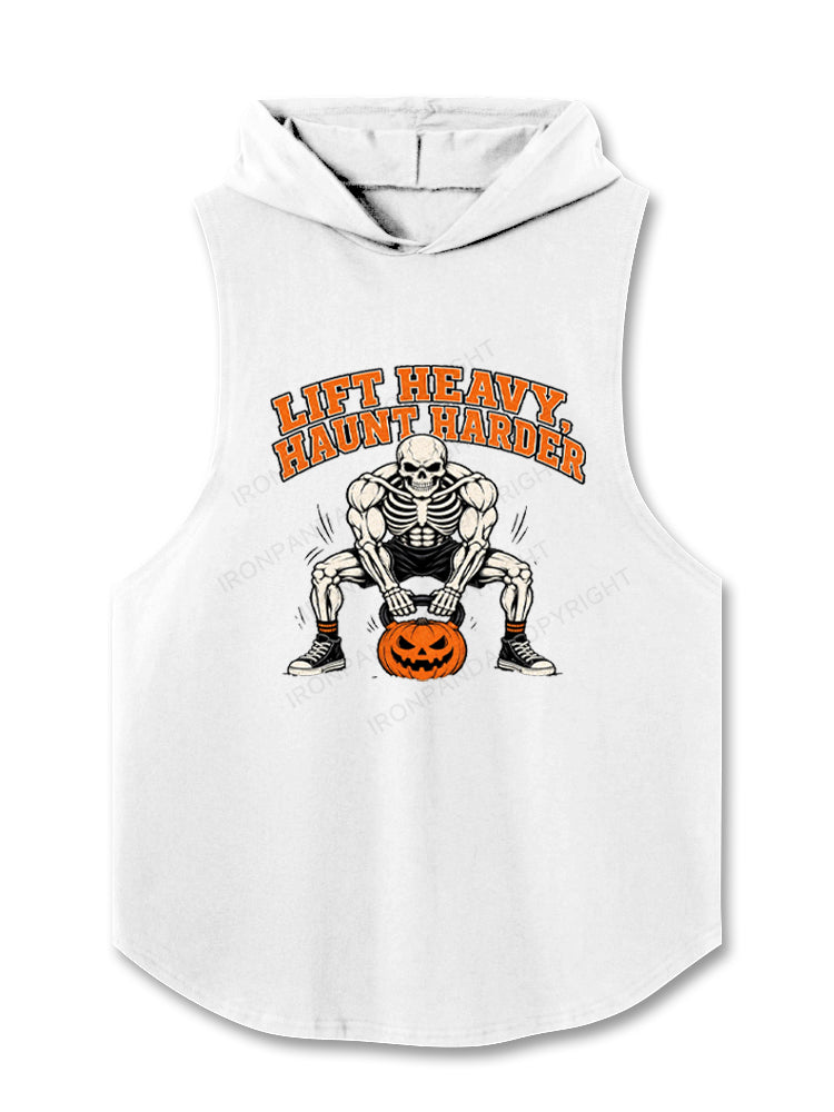 Lift Heavy Haunt Harder Hooded Tank