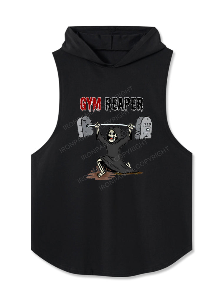 Gym Reaper Lifting Weights Hooded Tank