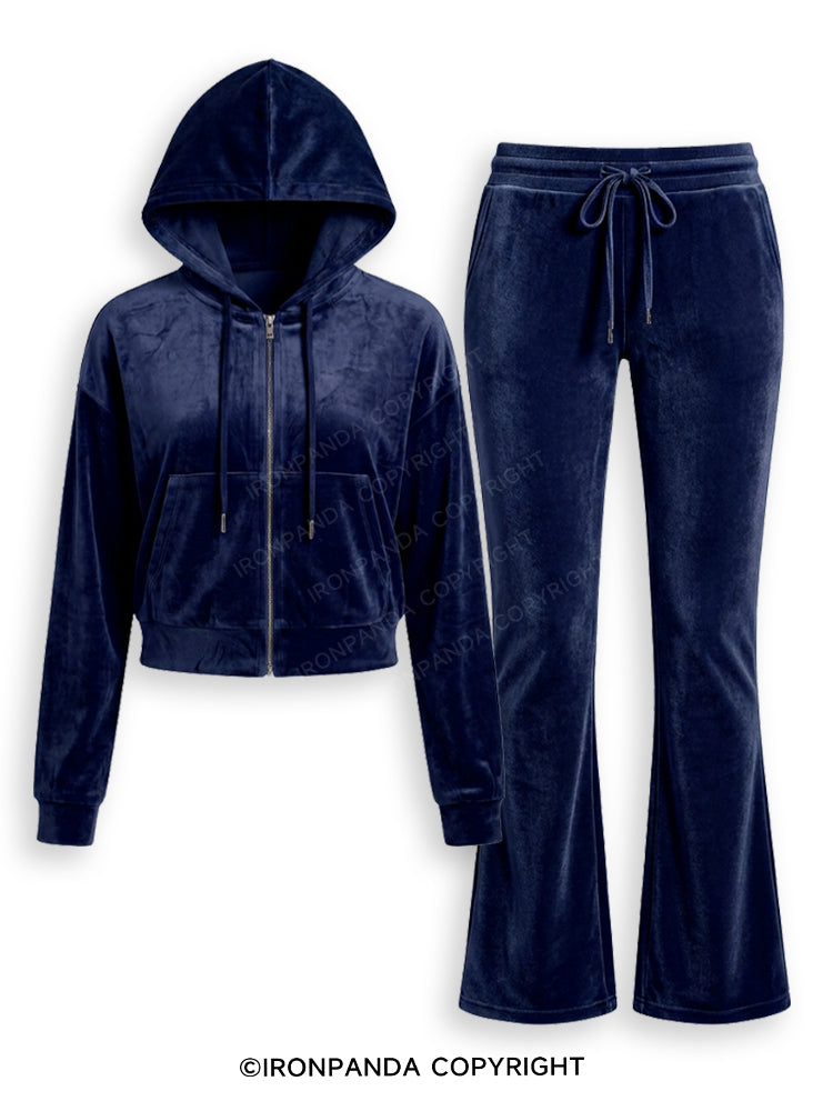 BENCHPRESS Velvet Tracksuit Set