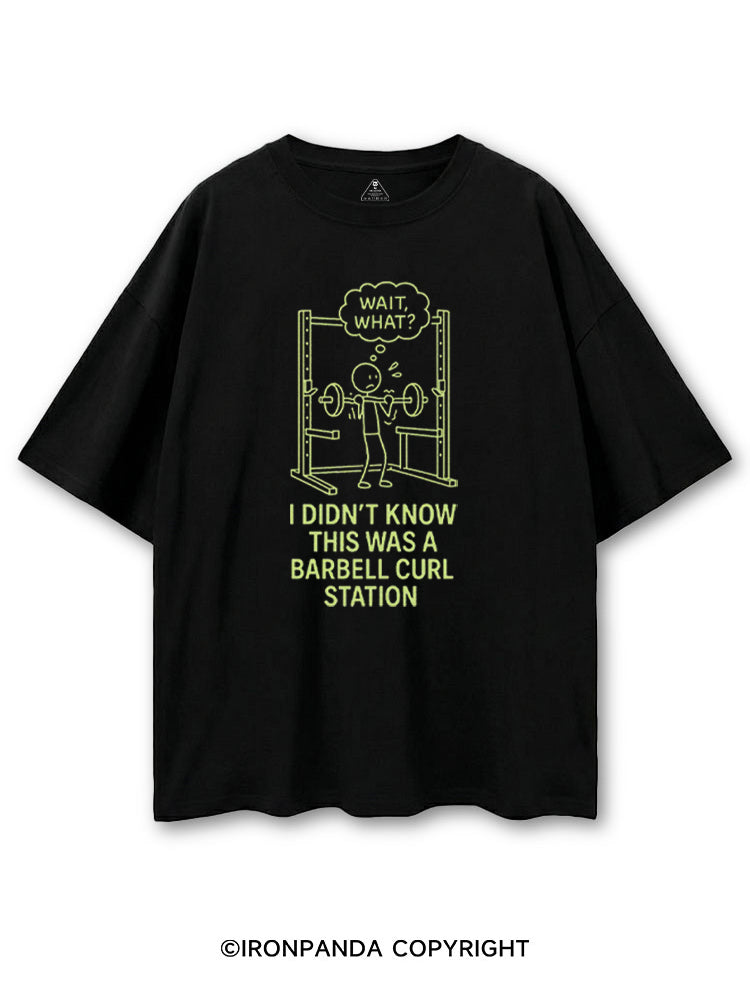 WAIT, WHAT I DIDN'T KNOW THIS WAS A BARBELL CURL STATION COTTON PUMP COVER