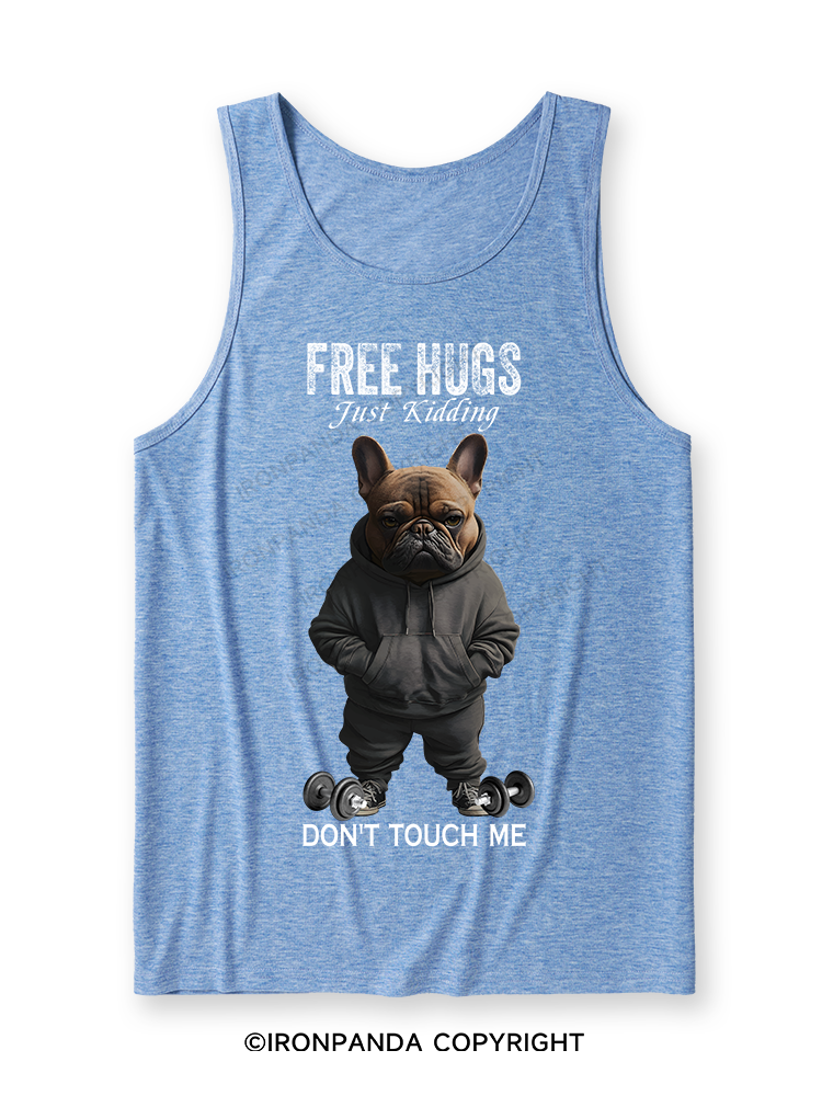 free hugs bulldog Ultra Soft Heather Tank