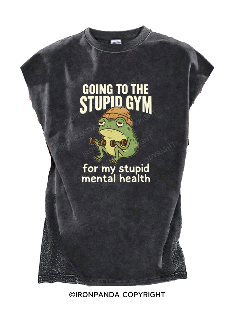 Going To The Stupid Gym For My Stupid Mental Healthy Cut Off Tank