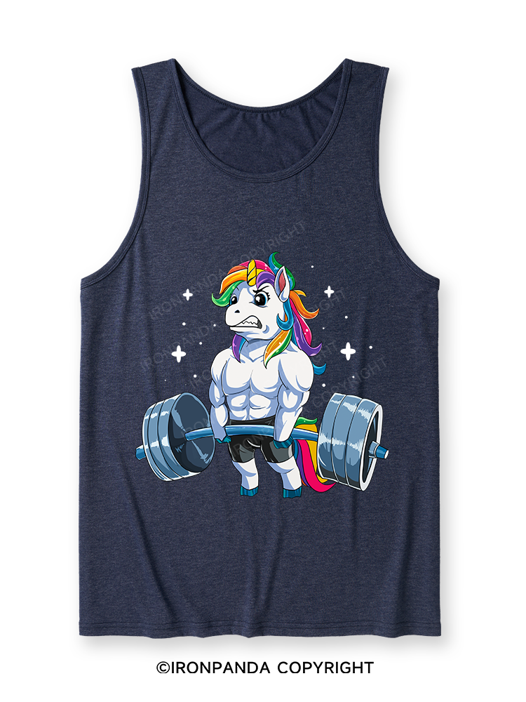 Weightlifting Unicorn Ultra Soft Heather Tank