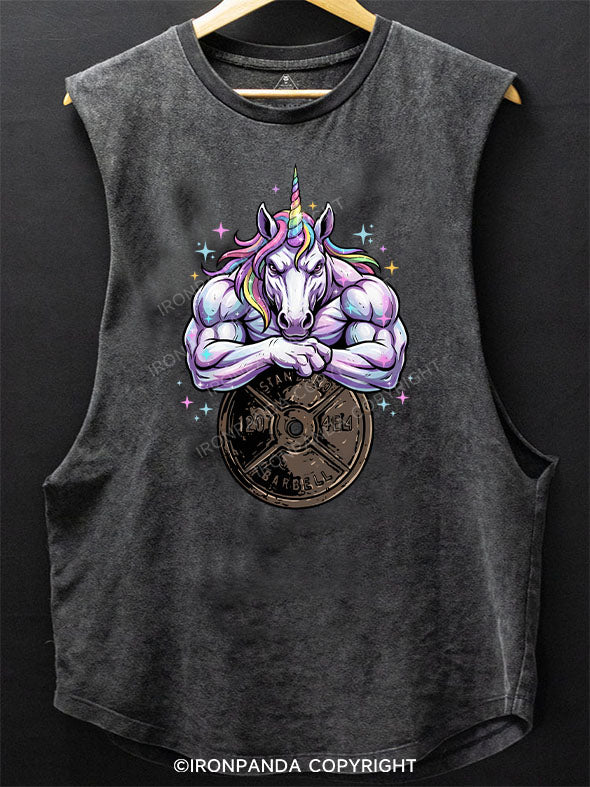 Unicorn Scoop Bottom Cotton Tank
