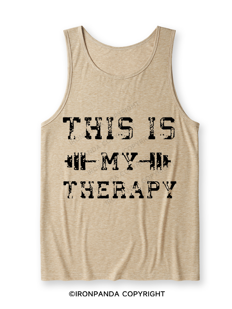 This Is My Therapy Ultra Soft Heather Tank