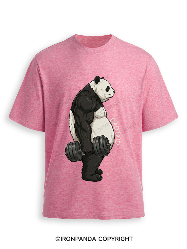 Dad Bod Panda Ultra Soft Heather T-Shirt