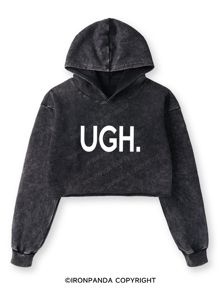 UGH Washed Crop Hoodie